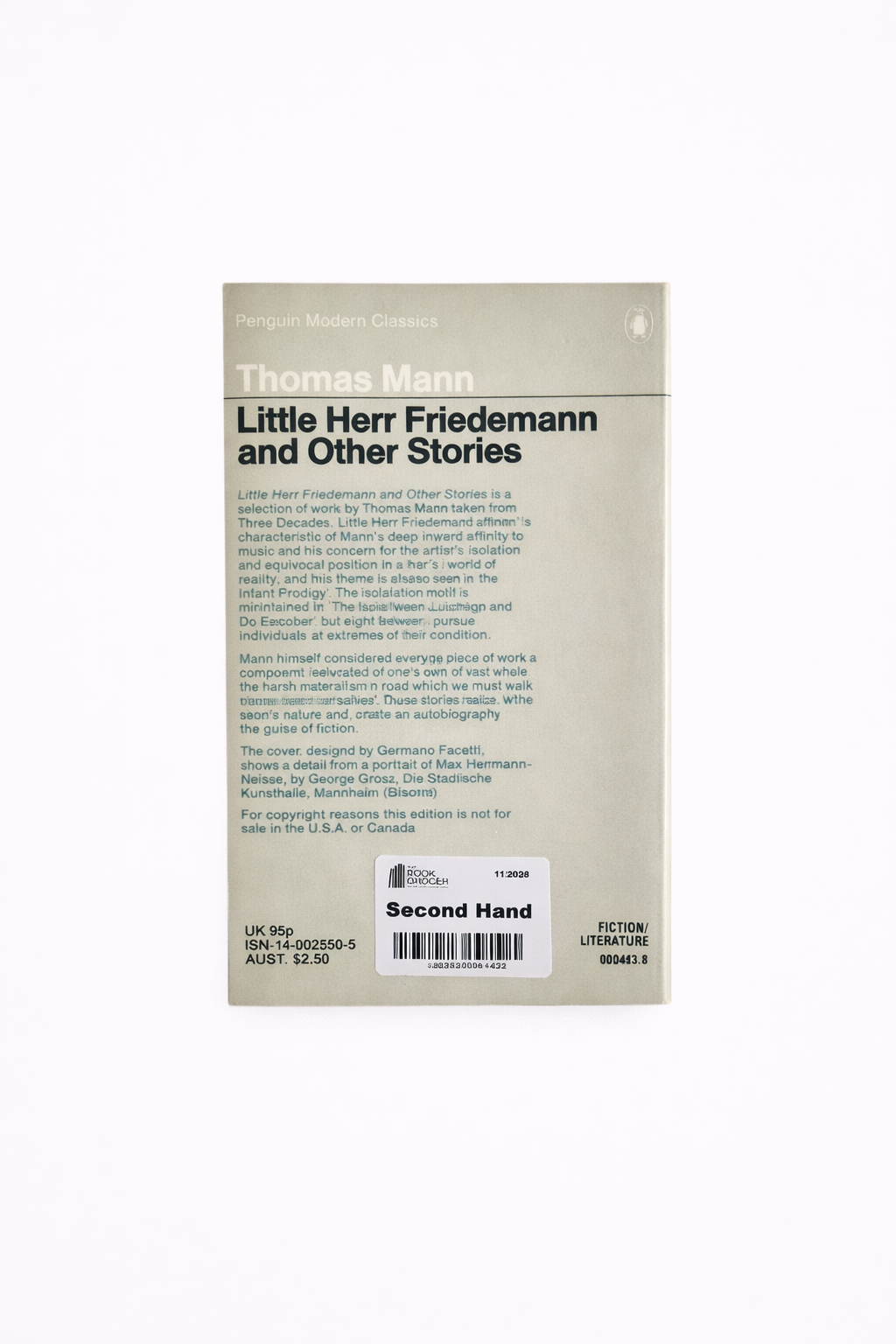 Thomas Mann - Little Herr Friedemann