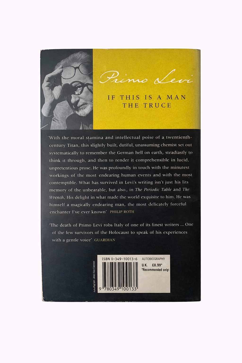 Primo Levi - If This Is a Man and The Truce