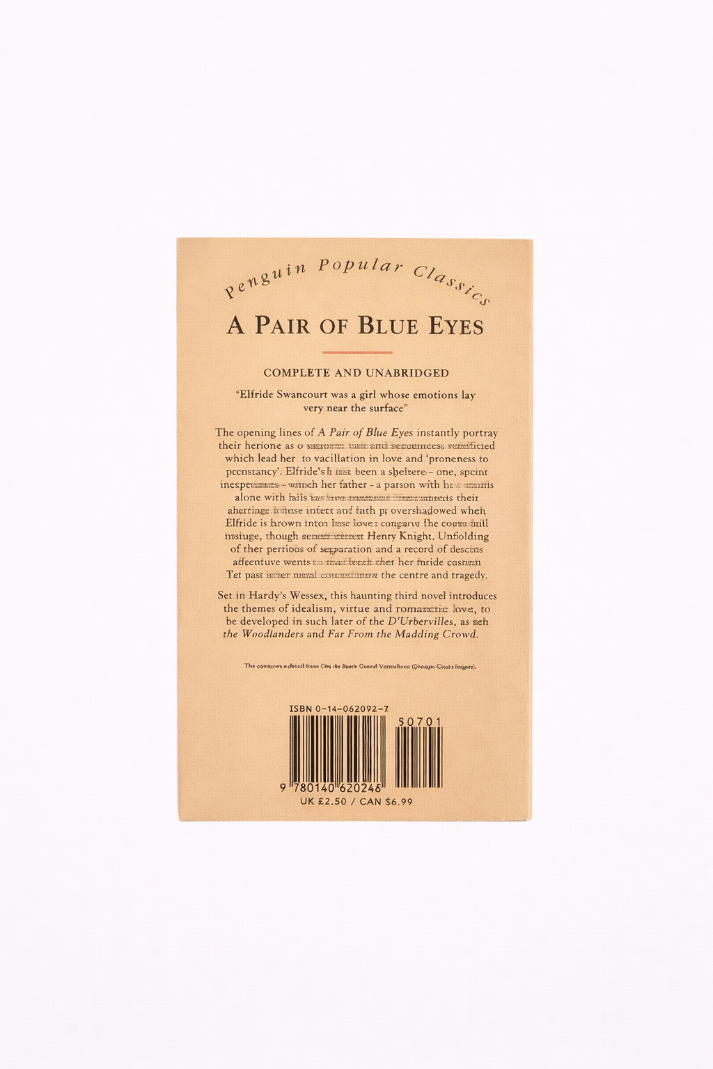 Thomas Hardy - A Pair of Blue Eyes