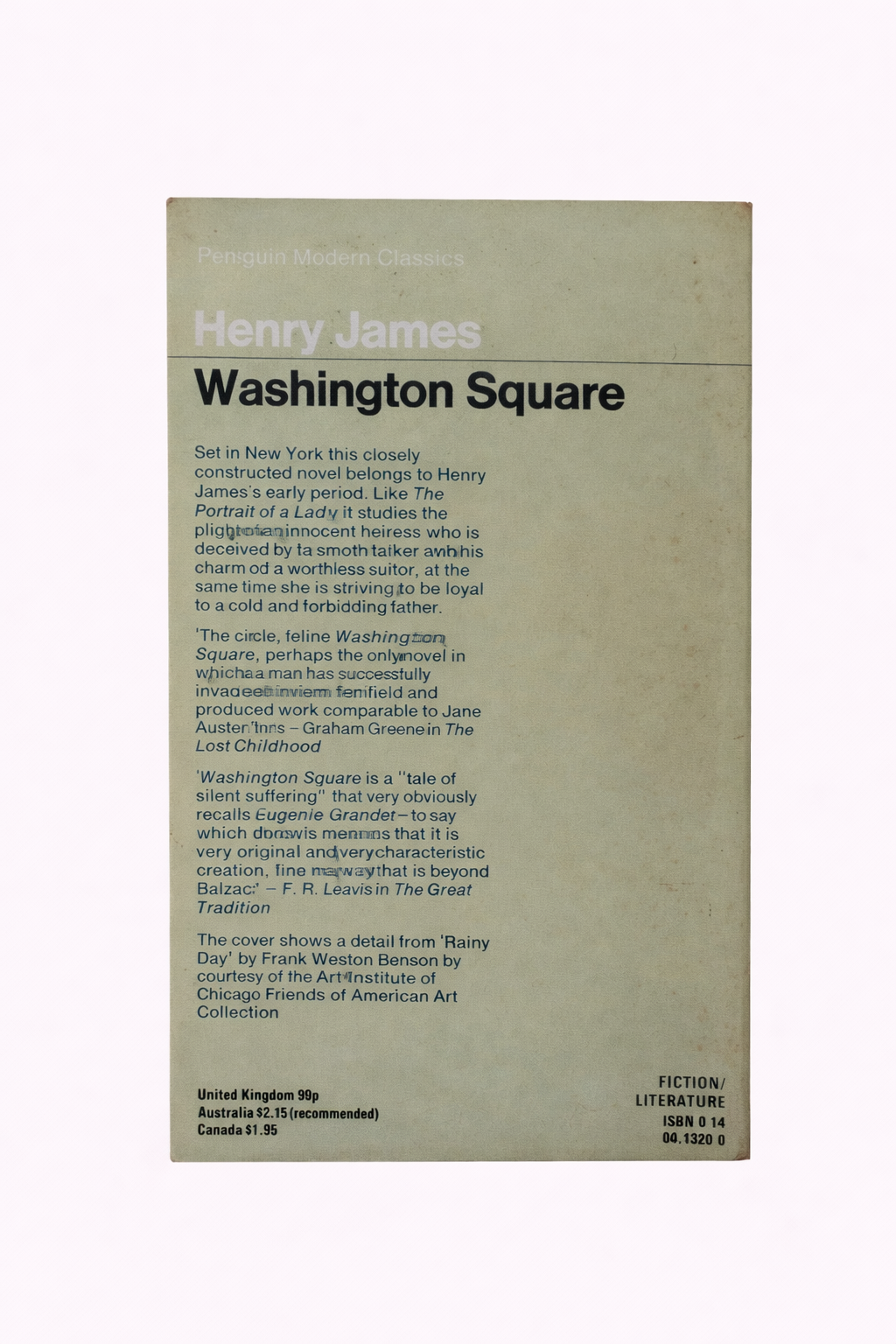 Henry James - Washington Square