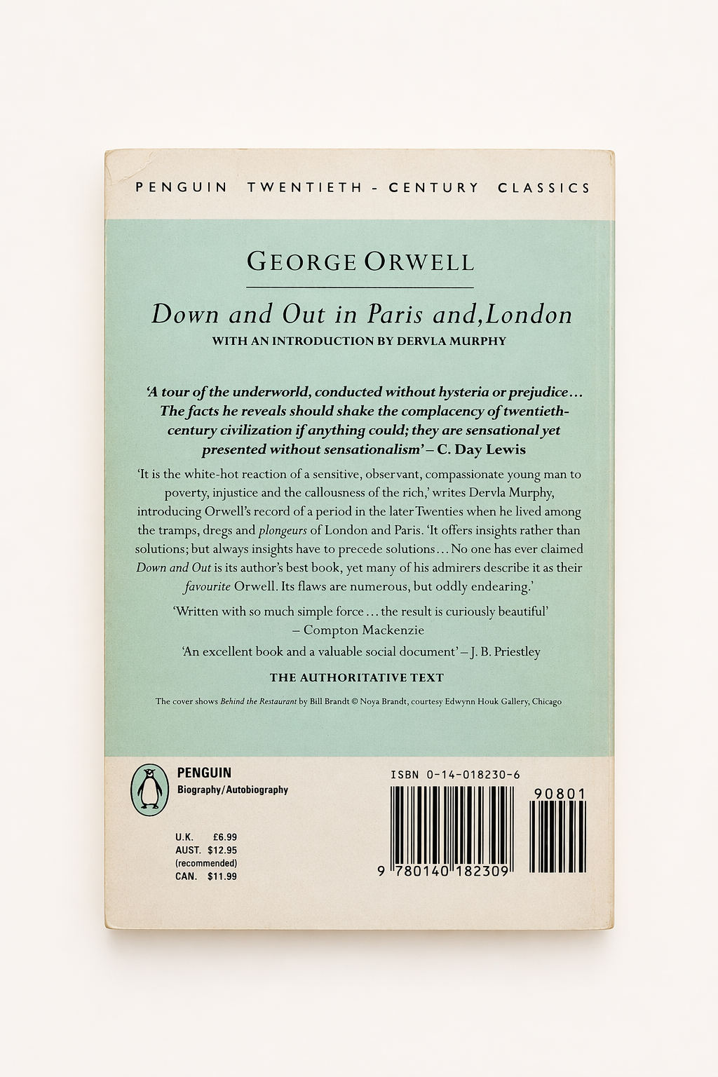 George Orwell - Down and Out in Paris and London